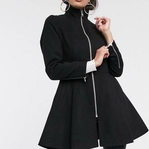 Asos Peacoat Swingcoat